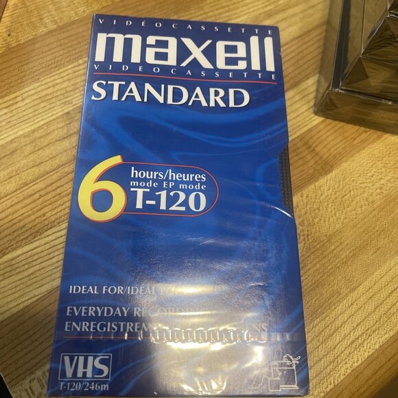 8 New Blank VHS Video Tapes 6 Hour Mr Sealed TDK T-120 min QS Premium Maxell VCR - Picture 9 of 16